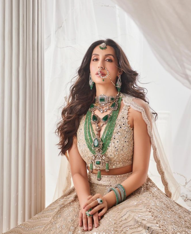 Nora Fatehi Ethnic Styling