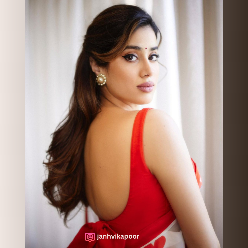 Janhvi Kapoor backless