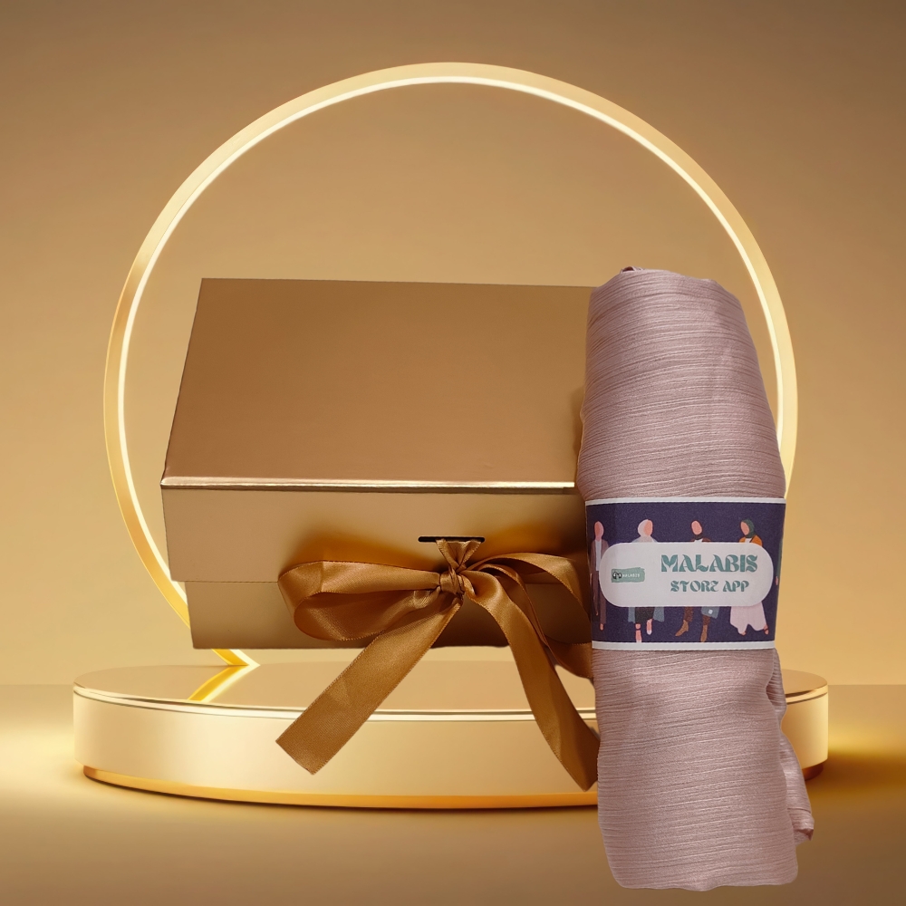 Baby Pink Muna Satin Stole Hijab