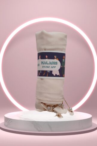 Grey Green Georgette Latkan Stole