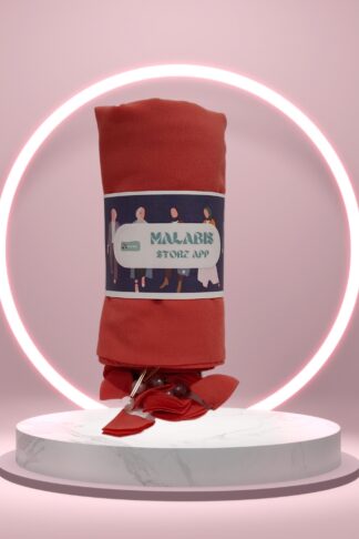 Salmon Georgette Latkan Stole