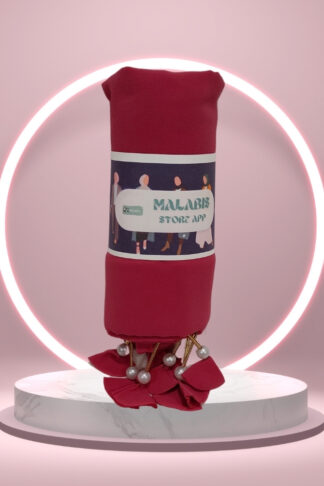 Watermelon Georgette Latkan Stole