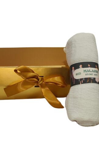 White Crinkle Cotton Stole Hijab