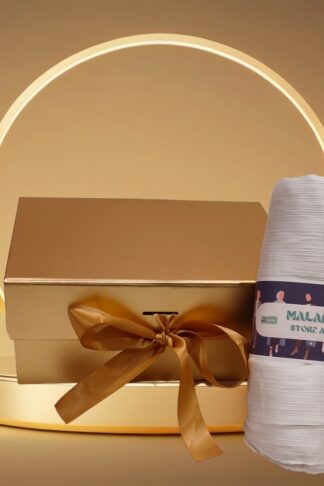 White Muna Satin Stole Hijab