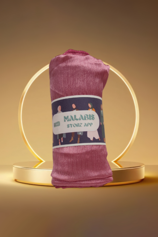 Bronze with Shade of Beige Muna Satin Hijab Stole