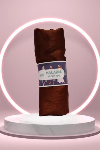 Dark Bronze Indian Satin Hijab Stole