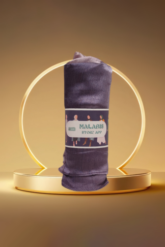 Darker Purple with Shade of Light Purple Muna Satin Hijab Stole