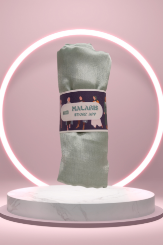 Mint Indian Satin Hijab Stole