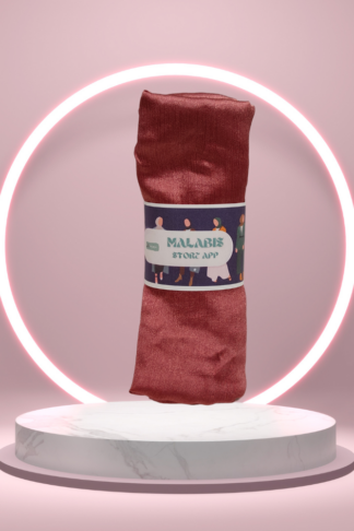 Peach Pink Indian Satin Hijab Stole